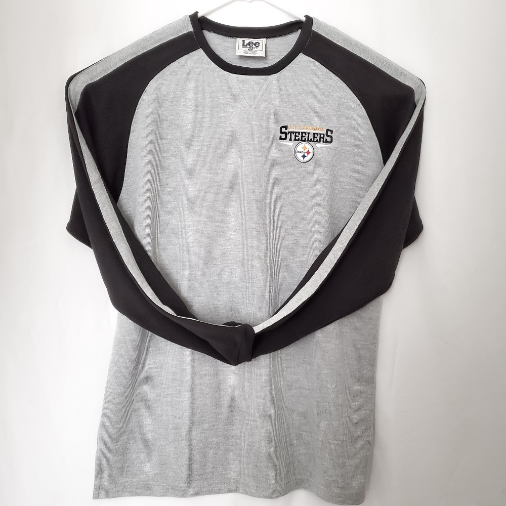 Lee Sport Pittsburgh Steelers Knit Polo Vintage XL